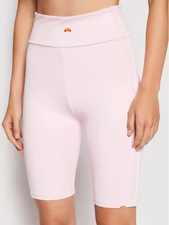 Spodenki damskie - Ellesse Szorty sportowe Cono SGJ11891 Różowy Slim Fit - grafika 1