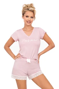 Piżama Simply 1/2 Powder Pink - Piżamy damskie - miniaturka - grafika 1