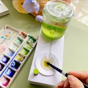 Prace ręczne dla dzieci - Akcesoria malowanie po numerach płuczka do pędzli pędzelków Kubeczek na wodę czysta woda - miniaturka - grafika 1