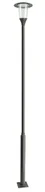 Lampy ogrodowe - Lampa ogrodowa na żarówkę E27, antracyt MTS-ME27-H4400 z serii METIS - miniaturka - grafika 1