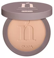 Pudry do twarzy - Pupa Natural Side Puder 002 Natural Beige - miniaturka - grafika 1