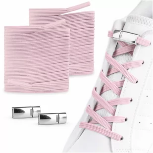 Sznurówki SULPO bez wiązania do szkoły jasny róż - Akcesoria obuwnicze Sznurówki SULPO bez wiązania do szkoły jasny róż - Akcesoria obuwnicze - miniaturka - grafika 1