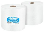Ręczniki papierowe - Ręcznik papierowy celulozowy czyściwo WELMAX 2W BIAŁY 200m 2szt. - miniaturka - grafika 1