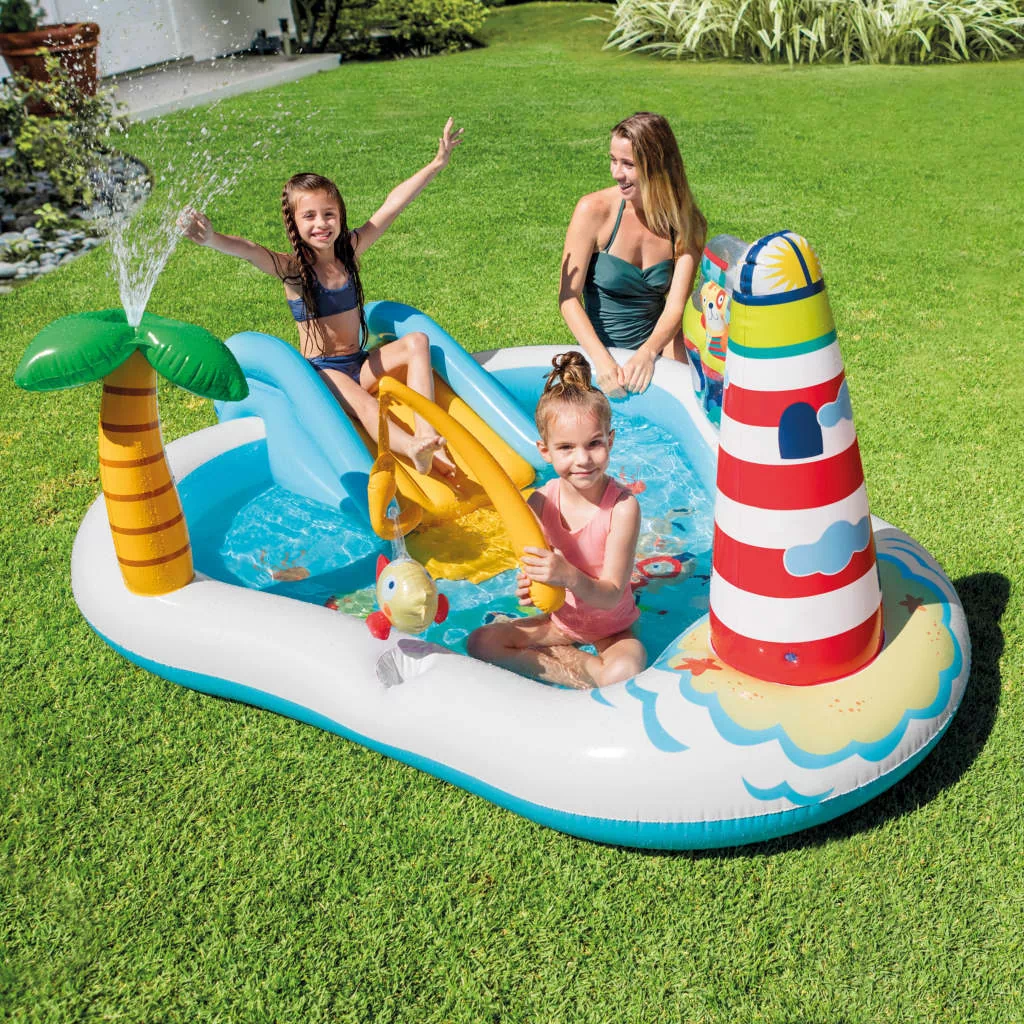 INTEX Basenik dla dzieci Fishing Fun Play Center, 218x188x99 cm