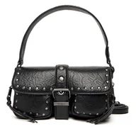 Torebki damskie - Torebka Pepe Jeans Sally Moon PL0300002 Czarny - miniaturka - grafika 1