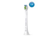 Końcówki do szczoteczek elektrycznych - Philips Sonicare DiamondClean W2c Optimal White Compact HX6074/27 (4 szt.) - końcówki wymienne do szczoteczki sonicznej HX6074/27 - miniaturka - grafika 1