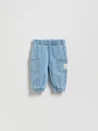 Spodenki dla niemowląt - Reserved - Jeansowe spodnie - niebieski - miniaturka - grafika 1