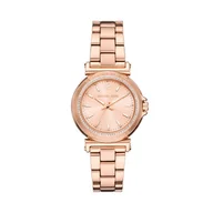 Zegarki damskie - Zegarek Michael Kors Maren MK7491 Różowe złoto - miniaturka - grafika 1