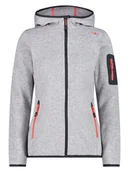 Kurtki damskie - CMP Kurtka polarowa w kolorze szarym - miniaturka - grafika 1