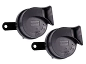 Akcesoria motoryzacyjne - Klakson 12V, 118 dB, dwutonowy, ślimakowy, średnica 80 mm, boczny, homologacja E9, 2 szt. - miniaturka - grafika 1