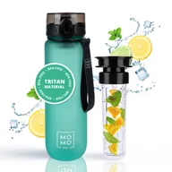 Shakery i bidony sportowe - Butelka na wodę MOMO WAY zielona | wytrzymała i praktyczna | BPA free | Tritan 600 ml - miniaturka - grafika 1