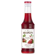 Syropy i koncentraty owocowe - Monin Syrop barmański Truskawka 250 ml - miniaturka - grafika 1