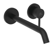 Baterie umywalkowe - Ideal Standard Ceraline Nuovo - Bateria umywalkowa podtynkowa, montaż 2-otworowy, satynowa czerń BD848XG - miniaturka - grafika 1