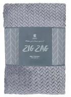 Koce - Miękki, wytłaczany koc szary 150x200 WARKOCZ - miniaturka - grafika 1