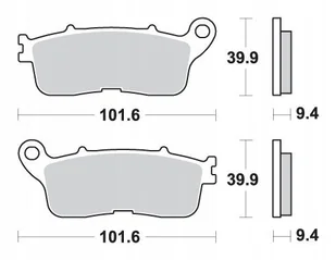 Sbs Klocki Hamulcowe Kh636 Street Excel/racing Sinter Kolor Złoty - Klocki hamulcowe - miniaturka - grafika 1