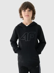 4F Bluza dresowa nierozpinana z kapturem chłopięca - czarna 128 (7-8 lat) - Bluzy dla chłopców 4F Bluza dresowa nierozpinana z kapturem chłopięca - czarna 128 (7-8 lat) - Bluzy dla chłopców - miniaturka - grafika 1