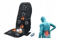 Masażery - MATA MASUJĄCA GRZEWCZA do DOMU BIURA NA FOTEL MASAŻER PODUSZKA 9 TRYBÓW - miniaturka - grafika 1