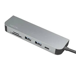 Logilink Hub Wielofiunkcyjny USB-C Czytnik kart HDMI PD - Adaptery i przejściówki - miniaturka - grafika 5