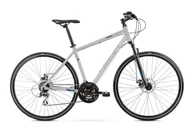 Rowery - 28210879-C 21 XL Rower ROMET Orkan 1 M srebrno-niebieski - miniaturka - grafika 1