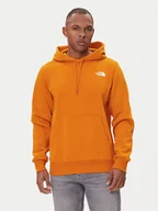 Bluzy męskie - The North Face Bluza Simple Dome NF0A89FC Pomarańczowy Regular Fit - miniaturka - grafika 1
