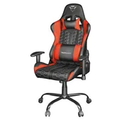 Fotele gamingowe - TRUST GXT708R Resto Czerwony - miniaturka - grafika 1