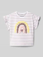 Koszulki dla dziewczynek - T-shirt z okrągłym dekoltem model ‘JADEY’ - miniaturka - grafika 1