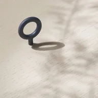 Klamki - Gałka meblowa Key Metalowa Niebieska - miniaturka - grafika 1