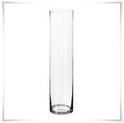 Wazony i flakony - Wazon szklany cylinder H-50 cm D-10 cm zatapiany - miniaturka - grafika 1