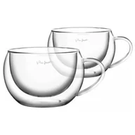 Szklanki - LAMART Zestaw 2 szklanek termicznych do cappuccino 270ml Lamart Vaso LT9012 + 20 zł na pierwsze zakupy LT9012 - miniaturka - grafika 1