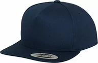 Czapki damskie - Flexfit Classic 5 Panel Snapback czapka z daszkiem niebieski grantowy jeden rozmiar 6007 - miniaturka - grafika 1