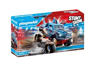 Playmobil Stuntshow 70550. Pokaz kaskaderski: Monster Truck Rekin - Klocki - miniaturka - grafika 1