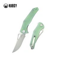 Noże - Nóż składany Kubey Phemius Jade G10, Sand Blasted 14C28N (KU149D) - miniaturka - grafika 1