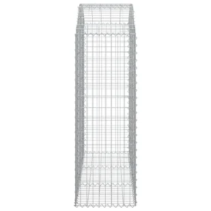 Łukowaty kosz gabionowy 150x50x140/160 cm, galwanizowane żelazo - Ogrodzenia - miniaturka - grafika 5