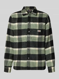 Koszula casualowa o kroju regular fit z kieszeniami na piersi i detalem z logo - Koszule męskie - miniaturka - grafika 1