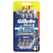 Maszynki do golenia i wkłady - Gillette Blue 3 6szt Maszynka do golenia - miniaturka - grafika 1