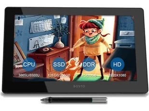 OUTLET Tablet graficzny BOSTO Studio 16HDT + etui i rękawiczka - Elektronika OUTLET - miniaturka - grafika 1