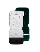 Akcesoria do wózków - Lulumi Wkładka do wózka Cactus butelkowa zieleń - miniaturka - grafika 1