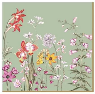 SERWETKI PAPIEROWE - Eden - Ogród z kwiatami - Folia, papier śniadaniowy, serwetki - miniaturka - grafika 1