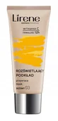 Podkłady do twarzy - Lirene, Podkład Rozświetlający, Wosk Pszczeli Wraca Blask, Beż 03, 30ml - miniaturka - grafika 1