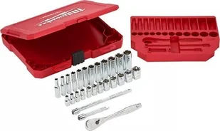 Milwaukee Set of heads with ratchet 3/8 32 pcs. Milwaukee - Klucze i nasadki - miniaturka - grafika 1
