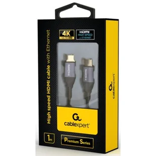Gembird Kabel Seria Premium CCBP-HDMI-1M (HDMI M - HDMI M; 1m; kolor czarny) 2_262893 - Kable komputerowe i do monitorów - miniaturka - grafika 1