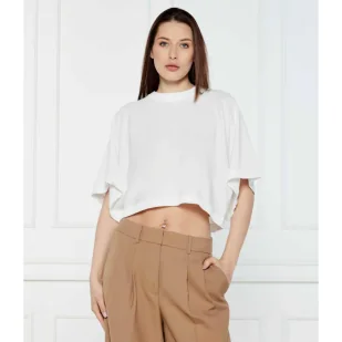 Michael Kors Bluzka Cropped Fit - Bluzki damskie - miniaturka - grafika 1