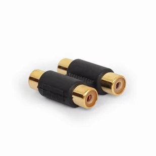 Gembird Kabel RCA Cinch x2 RCA Cinch x2 0.1m czarny A-2RCAFF-01 A-2RCAFF-01 - Złącza, przejściówki, adaptery - miniaturka - grafika 2