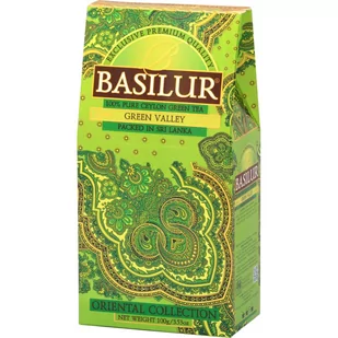 BASILUR BASILUR Herbata Oriental Collection Green Valley stożek 100 g WIKR-983278 - Kawa w kapsułkach i saszetkach - miniaturka - grafika 1