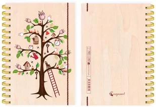 Cozywood Kołonotatnik ozdobny A6 Drzewo Życia 50 stron - Artykuły biurowe - miniaturka - grafika 3