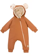 Kombinezony dla dzieci - Dziecięcy kombinezon przejściowy BADS karmel - miniaturka - grafika 1