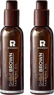 Balsamy i kremy do opalania - Byrokko Shine Brown Chocolate Oil x2szt - miniaturka - grafika 1