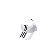 Czapki damskie - adidas, Juve Bb Cap, czapka baseballowa, biała, czarna, Osfl, unisex - miniaturka - grafika 1