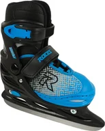 Łyżwy - Łyżwy Roces Jokey Ice X czarno-niebieskie 450745 001 34-37 - miniaturka - grafika 1