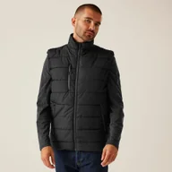 Kamizelki męskie - Regatta Professional Męska Kamizelka Navigate Czarno-szary, Rozmiar: 4Xl - miniaturka - grafika 1